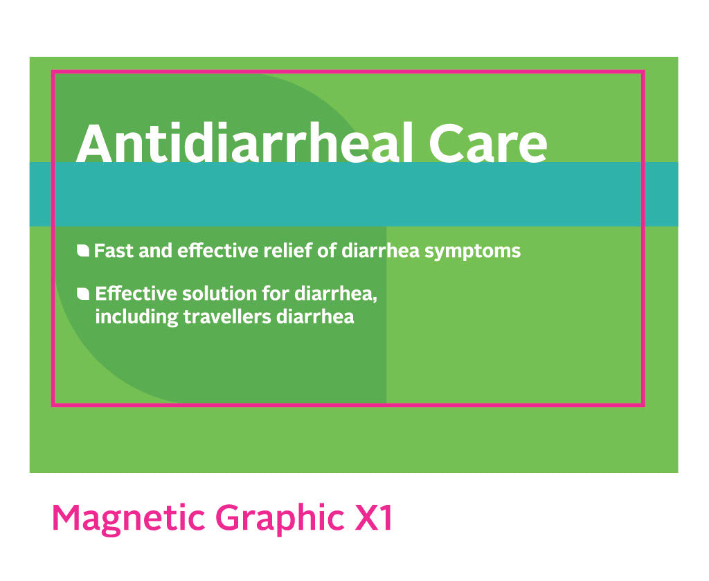 DIGESTIVE POG - 20 FT CUBBY MAGNETIC GRAPHIC - Antidiarrheal Care