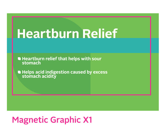 DIGESTIVE POG - 20 FT CUBBY MAGNETIC GRAPHIC - Heartburn Relief