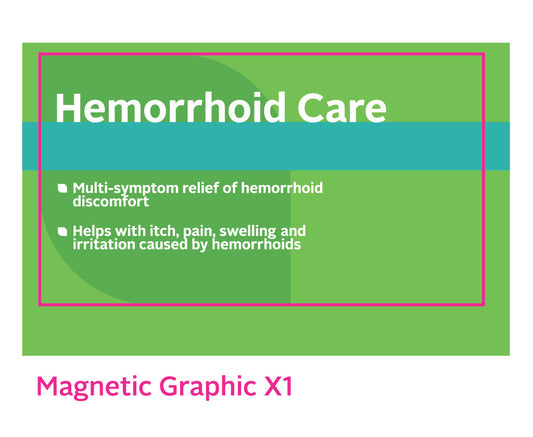 DIGESTIVE POG - 20 FT CUBBY MAGNETIC GRAPHIC - Hemorrhoid Care
