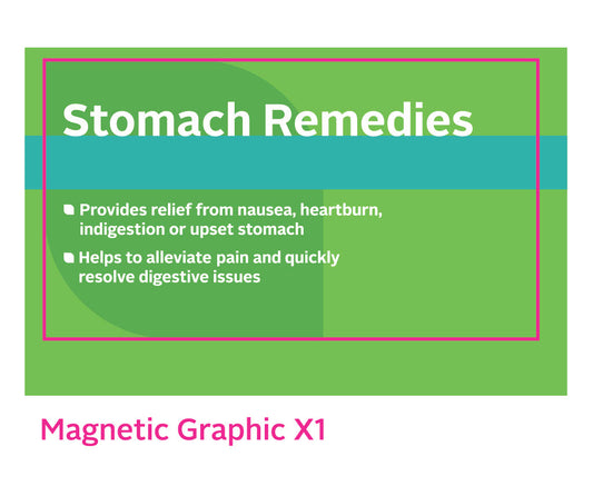 DIGESTIVE POG - 20 FT CUBBY MAGNETIC GRAPHIC - Stomach Remedies