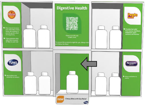 DIGESTIVE ENDCAP - CUBBY FOCUS CENTRE MAGNETIC GRAPHIC - GREEN