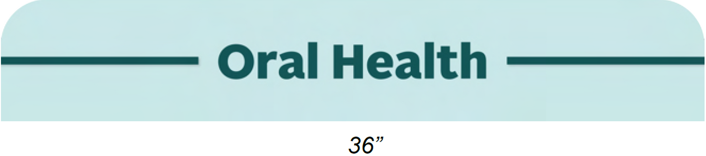 ORAL ENDCAP - REGULAR HEADER FOR 36 IN EC