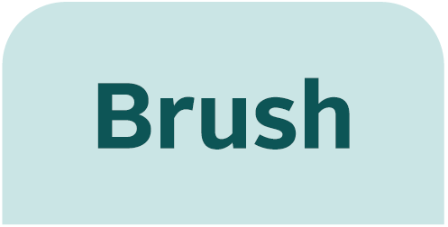 ORAL POG - 32 FT ACRYLIC CATEGORY HEADER - Brush