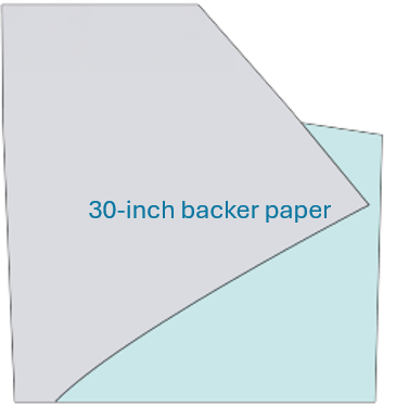 SCALP HEALTH ENDCAP - REGULAR - BACKER PAPER 30 IN