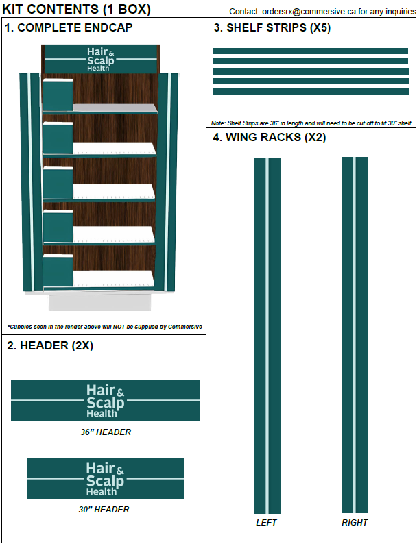 SCALP HEALTH ENDCAP - GORRIE FULL KIT