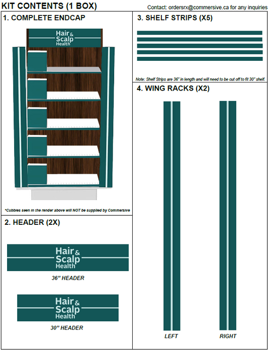 SCALP HEALTH ENDCAP - GORRIE FULL KIT