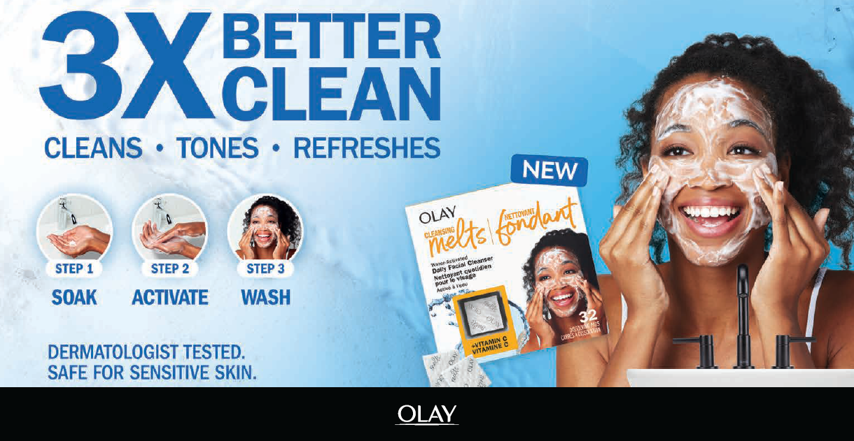 SKIN ENDCAP - INSERT HORIZONTAL MAGNETIC POP GRAPHIC - OLAY