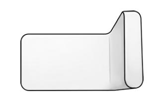 DERM SKIN HEALTH ENDCAP CORNER BRACKET